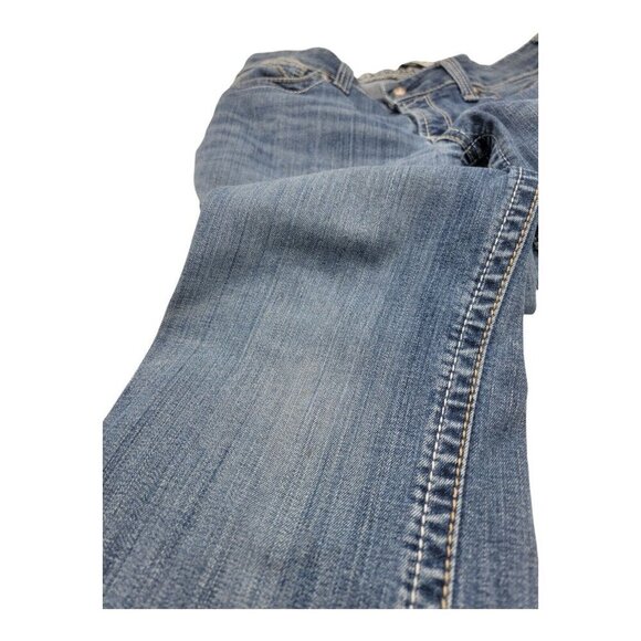 Ariat Jeans Women 31R R.E.A.L. Mid Rise Whipstitch Boot Ocean Western 10014022 - Picture 4 of 13